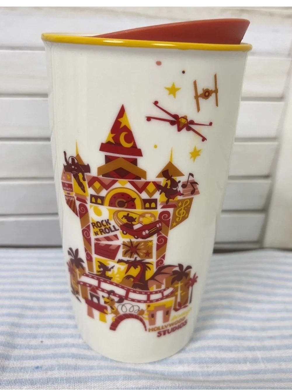 Starbucks Hollywood Universal Studios Tumbler Travel Coffee Cup Ceramic Mug